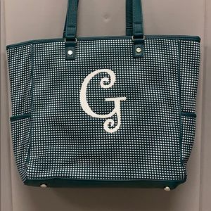 Thirty One monogrammed  “G” tote bag
